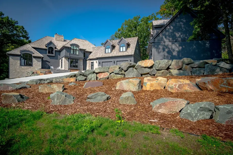 Retaining Walls Custom Construction Services Minneapolis Concrete Driveways & Concrete